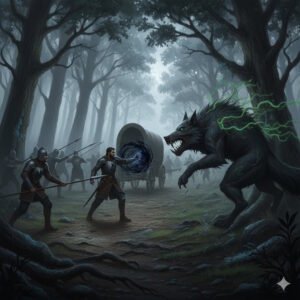 The Perils of the Road battle where Revan uses Void Root power against a corrupted beast in cultivation stories.