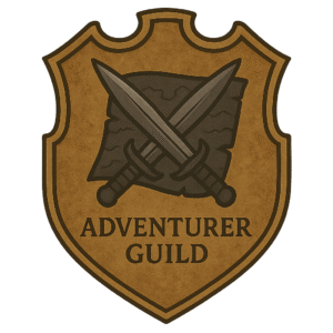 Badge representing Adventurer Guild members in Realm of Origin